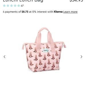 Swig Lunch Lunchi Pink Cowgirl Bag